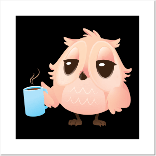 Owl Coffee Posters and Art